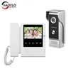 Doorbells 4.3 Inch Doorbell Video Camera Wired Touch Monitor Intercom Waterproof IR Night 700TVL Vision For Home Surveillance 4 wire setup HKD230918