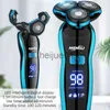 Rasoi elettrici Rasoio elettrico Rasoio elettrico Taglio dei capelli Macchina da barba per uomo Clipper Barba Trimmer Rasoio rotante 100% resistente all'acqua x0918