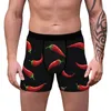 Unterhosen Männer Boxer Unterwäsche Coole Druck 3D Niedrige Taille Sexy Für Polyester Atmungsaktive Bequeme Lustige Slips Lange 2023