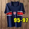 Retro 1994 1995 1997 Classic Away Shirt Soccer Jerseys United States Wegerle Lalas Ramos Balboa 94 Classic Football Shirts 2013