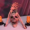 Other Event Party Supplies Halloween Decoration Props Simulation Skeleton Hand Bone Family Outdoor Secret Room Horror 230918