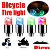 装飾ライト2/4pcsタイヤvaes cap for car motorcycle bicycle wheel tyre led colorf lamp cycling hub glowing bbアクセサリーdhln1