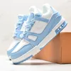 Designer Virgil Casual Shoes Emed Trainer Sneaker Triple White Pink Sky Blue Abloh Schwarzes grün gelb Denim Low Mens Sneakers Frauen Frauen