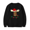 Women's Hoodies Streetwear 2023 Christmas Clothes Cotton Oversized Sweatshirts Hoodie Long Sleeve Plus Size