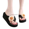 Slippers Mode Lente en Zomer Vrouwen Slippers Dikke Bodem Sleehak Slippers voor Vrouwen Warm Ups Luipaard Slippers voor Vrouwen Maat 8 x0916