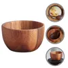 Dinnerware Sets Pasta Holder Container Convenient Wood Bowl Decorative Fruits Household Wooden Rice Salad Baby