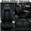 Luxury PU Leather Car Seat Covers Cushion Full Set For Interior Accessories296M