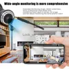 Sonnettes Tuya Smart Home Wifi judas vidéo caméra détection de mouvement vidéo oeil visionneuse de porte Protection de sécurité sonnette sans fil pour la maison HKD230918