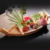 Sushi Tools Big 40cm à 90cm Cuisine japonaise Plateau de bateaux de fruits de mer Outil en bois Restaurant en bois Navire fait à la main Sashimi Assortiment de plats froids y230918