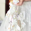 Wedding Flowers Romantic Phalaenopsis Orchid Frame Bukiet Garland Bride Trzyma kwiat Nordic Flying Bird Jewelry Bridal Design