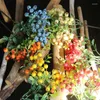 Kwiaty dekoracyjne sztuczne kwiaty gałąź fasolka Bożego Narodzenia Berry Dekora