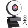 8808 Webcam 1K2K/4K caméra Web Full HD avec Microphone prise USB caméra Web pour ordinateur Mac ordinateur portable de bureau YouTube Skype Mini caméra