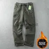 Männer Hosen 6XL Dicke Wasserdichte Warme Fleece Cargo Hosen Männer Winter Outdoor Plus Samt Multi-taschen Lose Gerade Casual insgesamt Hosen J230918