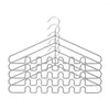 Cabides 5 pçs forma de onda traje cabide roupa interior sling vestido camisola antiderrapante secagem rack dormitório roupas suporte