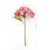 Dekorative Blumen, 1 Stück, Hochzeitsdekoration, künstlicher bunter einzelner Hortensienstrauß, Seide, Heimdekoration