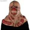 Kostümzubehör Partymasken Halloween Zombie-Maske Gruseliger Tyrann Horrormaske Cosplay Nemesis Kostüm Requisiten Horrorfilm Latexmasken 220908 L230918