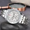 Breit Designer Top-Uhr für Herren und Damen, voll funktionsfähiger Chronograph, niedriger Preis, hohes Verkaufsvolumen, modischer Herren-Quarz