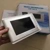 Campainhas domésticas com fio de 7 polegadas Sistema de entrada de interfone de vídeo porteiro 1 monitor + 1 câmera IR de acesso RFID + fechadura de porta de controle elétrico HKD230918