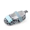 First Walkers Baby Girl Cotton Shoes Retro Spring Fall Toddlers Prewalker Infant Soft Bottom Born Step Walker 0-12M Leopard Mary Jane