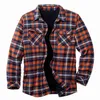 Мужские повседневные рубашки, теплая фланелевая рубашка в клетку на подкладке из шерпа, куртка Camisa Masculina, модная мужская сорочка Homme Coat250v