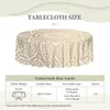 Table Cloth Round Waterproof Mandala Gold Cover Boho Floral Pattern Tablecloth For Picnic 60 Inches