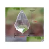 Décoration de fête de grande taille clair cristal acrylique perles en vrac Noël bricolage perle drapé guirlande lustre gland sn décor drop livrer dh2ak