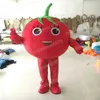 Performance Tomato Mascot Costumes Cartoon Character Outfit Suit Carnival Unisex Adults Size Halloween Christmas Fancy Carnival Dress Suits