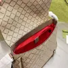 Designer tas schouderklassieks messenger tassen postbode handtas portemonnee canvas klassieke letter afdrukken echt lederen hoogwaardige man schouder crossbody tas