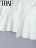 女性のブラウス2023女性サマーファッション非対称ソリッドルーズカジュアルブラウスvネック長袖シングル胸シャツ女性トップシン