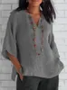 Женские блузки элегантные топы рубашка хлопковое льня