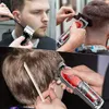 Rasoirs électriques Tondeuse à cheveux électrique Machine de coupe de cheveux Tondeuse sans fil pour hommes Coupe de cheveux rechargeable Barbier Professionnel Tondeuse sans fil x0918