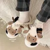 Тапочки с милыми животными, тапочки для женщин и девочек, модные мягкие зимние теплые тапочки Kaii, тапочки с изображением молочной коровы, забавная домашняя обувь x0916