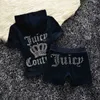 Women's Juicy Two Piece Pants Velvet Coutoure Set Track Suit Coture Sweatsuits European