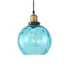 Pendant Lamps Loft Modern Blue Color Glass Light Led E27 Vintage Nordic Hanging Lamp With 3 Size For Bedroom Lobby Restaurant Office D Dhx6R