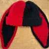 Berets Knitted Hats Headdress Po Props DIY Handmade Headwear Accessories Long Ears Theme Drop