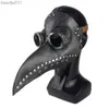 Kostuum Accessoires Grappig Middeleeuws Steampunk Plague Doctor Vogelmasker Latex Punk Cosplay Maskers Snavel Volwassen Halloween Evenement Rekwisieten voor Man Womana43 a05 L230918