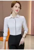 Blouses pour femmes Mode Femmes Chemises Bureau Dames 2 pièces Pantalons et hauts Ensembles Travail OL Styles