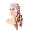 Mützen Hüte Mode Frauen Muslim Stretch Turban Chemo Hut Kopfbedeckung Langes Kopftuch Headwraps Krebs Bandanas Haarschmuck 6 Farben D Dhoax