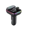 Kit Bluetooth Car Kit T70 FM Transmitter MP3 Player PD 18W Type C QC3.0 USB Charger Wireless Compatible 5.0 Wireless Drop Drop