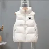 Męskie kamizelki projekt mody kurtki damskie Krótki kamizelki z kapturem długi styl Slim Top Emipear Windbreaker Pocket Outsize Lady Warm Pleats Designer Ubrania HKD230918