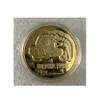 5pcs/مجموعة United States Jurassic Park Dinosaur Collection Gold Coin Gifts.CX