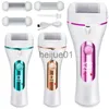 Electric Shavers Electric Foot Files Battery Display for Remove Cracked Heels Calluses and Dead Skin Foot Care Tools With 3 Roller Heads x0918