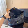 Loulou Puffer Cloud Bag Lüks Çantalar Crossbody Woman Ysloulou çanta altın gümüş çanta omuz çantaları kadınlar vintage haberci çantalar