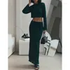 Women's Pants Jacket Y2k For Women Summer Crop Tops Long Set Official Shirt Flare Sleeve Elastic Waist Tight Evening Dress