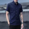 Camisas casuais masculinas camisa 12 manga longa negócios cor sólida outono lazer magro coreano moda polegada ropa roupas para homem