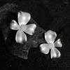 Stud Earrings 2023 Arrival Sweet Flower 925 Sterling Silver Female Tassels Jewelry For Women Birthday Gifts