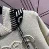 Maglioni Designer Cardigan lavorato a maglia invernale da donna maglioni oversize maglione firmato miu felpa con cappuccio ricamata felpa pullover da donna cappotto di lana casual IBLV