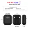 Accessoires pour écouteurs pour AirPods 2 Housse de protection en silicone Antichoc pour Apple Casque sans fil Boîte de chargement Sacs de poche 230918