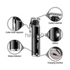 Electric Shavers Kemei Metal Housing Hair Clipper Professional Hair Trimmer For Men Professional Justerbar Hårklippmaskin Uppladdningsbar x0918