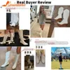 Botas Mujer Western 2023 Otoño Invierno Moda Tacón grueso Vaquero Estilo Vintage Country Cowgirl Blanco 230914